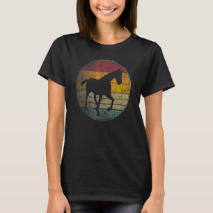 T-shirt Cheval équitation Amour équestre coucher de soleil
