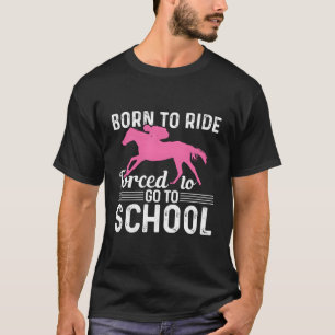 T-shirt Cheval équitation fille drôle Cheval fille