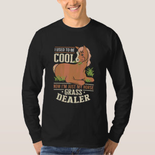 T-shirt Cheval Équitation Oeuvre Pour Un Cheval Grass Deal