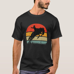 T-shirt Cheval équitation Western Cowboy Tee Cadeau Vintag