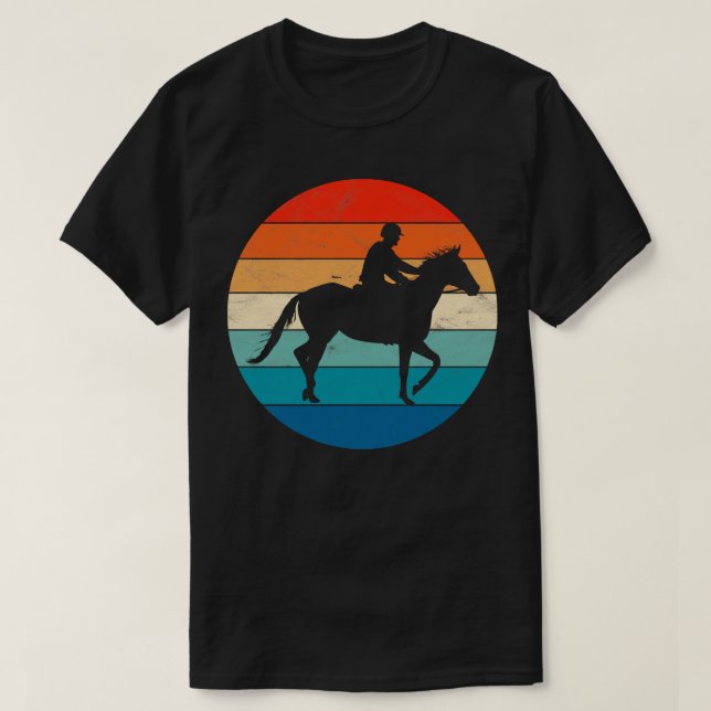 T-shirt Cheval et Jockey (Design devant)