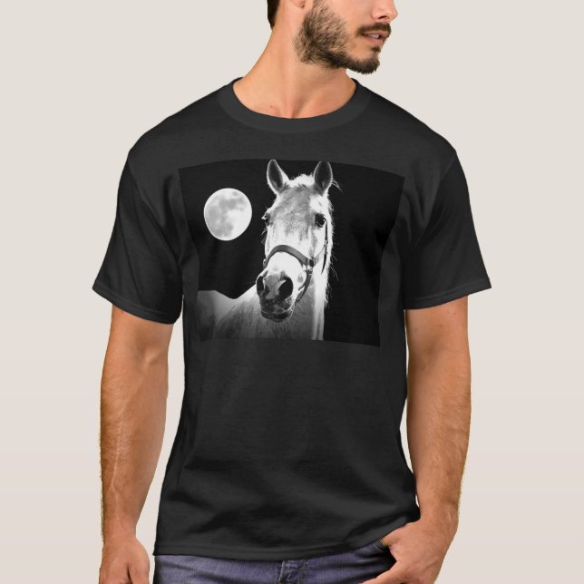T-shirt Cheval et Lune (Devant)