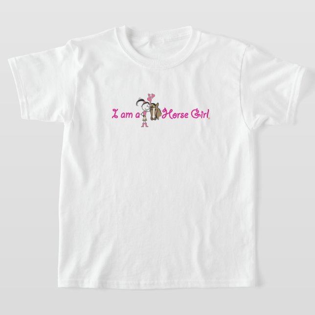 T-shirt Cheval fille (Poser)
