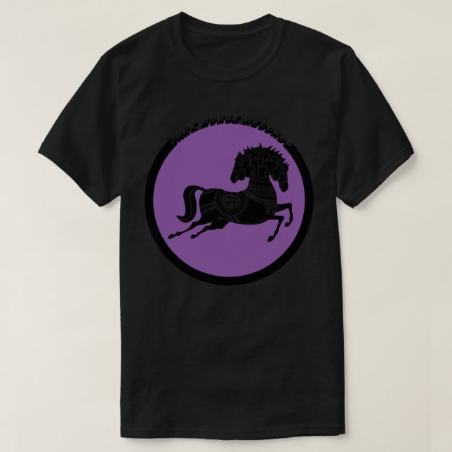 T-shirt Cheval foncé (Design devant)