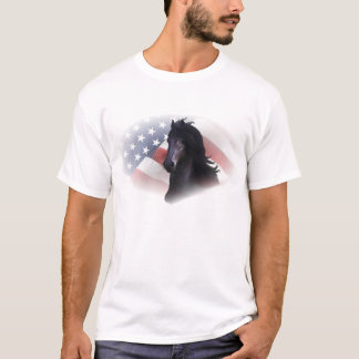 T-shirt Cheval frison
