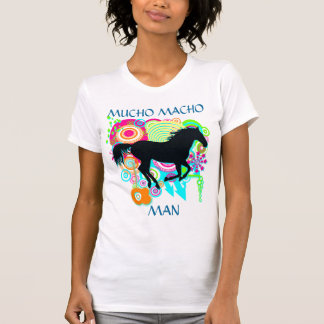 T-shirt Cheval galopant - HOMME MACHO de MUCHO - gain -