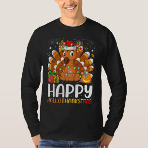T-shirt Cheval Halloween Noël Joyeux Hallothanksmas