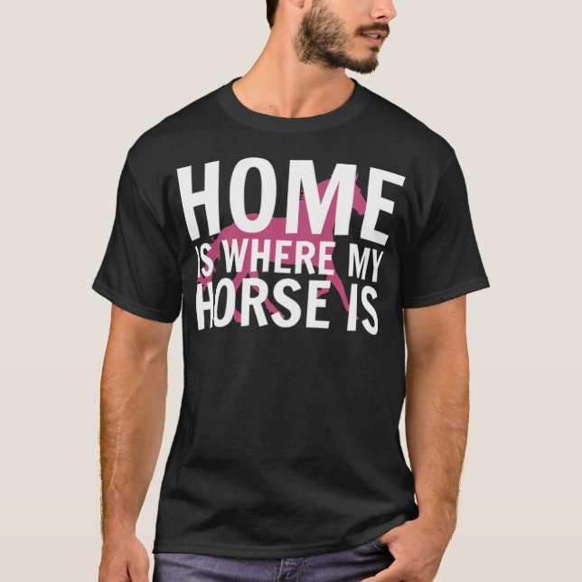 T-shirt Cheval humour équitation (Devant)