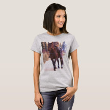 T-shirt cheval (Image créée par grok)