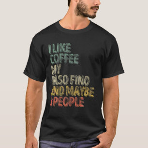 T-shirt Cheval J'Aime Café Mon Paso Fino Et Peut-Être 3 Pe