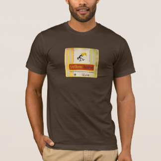 T-shirt Cheval Jaune - Toile Bella Homme Brown