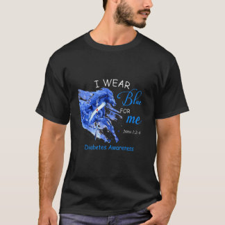 T-shirt Cheval Je Porte Du Bleu Pour Ma Sensibilisation Au