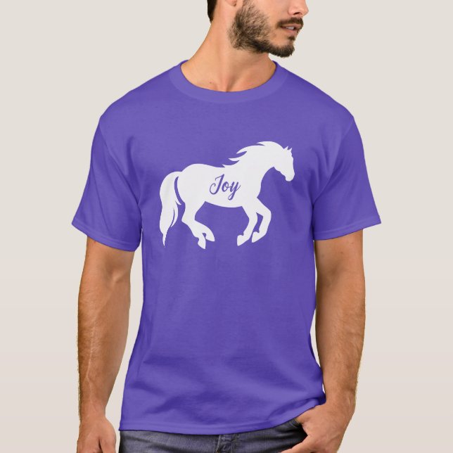 T-shirt Cheval "Joy" (Devant)