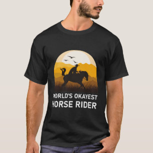 T-shirt Cheval le plus beau du monde - Équitation
