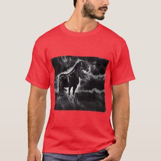 T-shirt Cheval Long Cheveux Fabriqué De Nuages ami