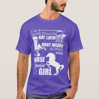 T-shirt Cheval Loving Girl Gift boy