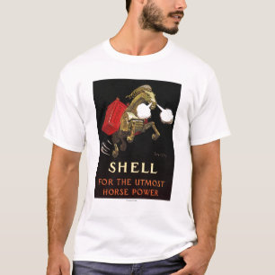 T-shirt Cheval mécanique avec Shell Oil
