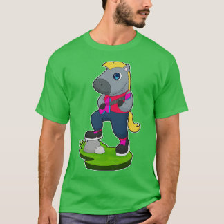 T-shirt Cheval Musicien Guitare Musique
