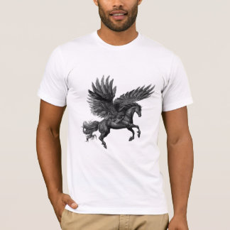 T-shirt cheval noir