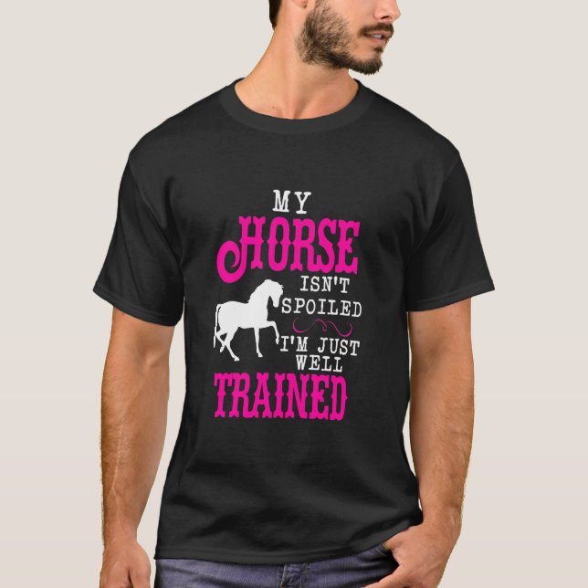 T-shirt Cheval non gâté (Devant)