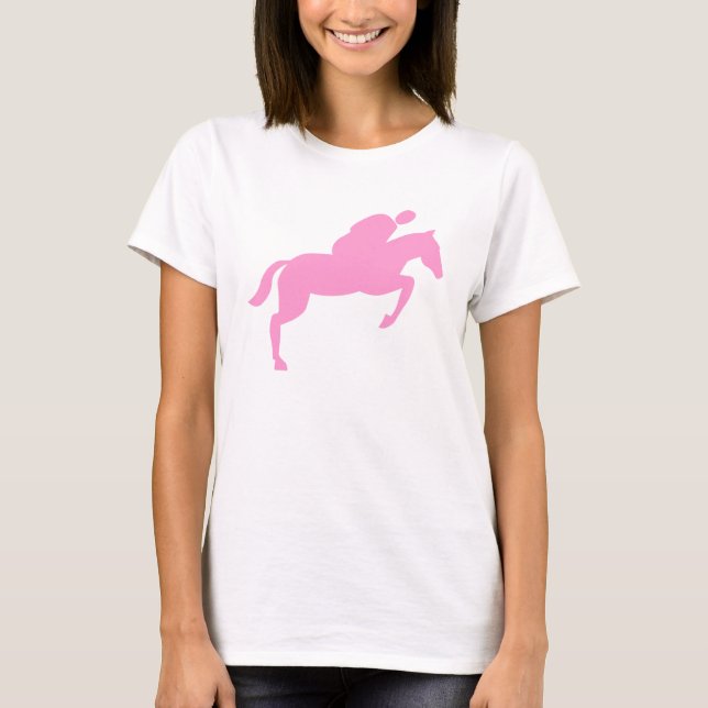 T-shirt Cheval - Pink (Devant)