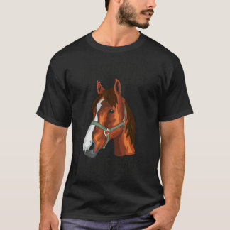 T-shirt Cheval Ponies Cheval Équitation Cheval équestre bi