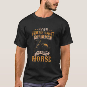 T-shirt Cheval Pony équitation Gallop Horseman Don T-