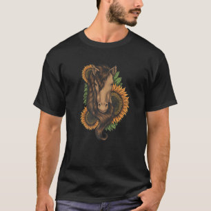 T-shirt Cheval Pour Équitation Équitation Cheval Barrel Ra