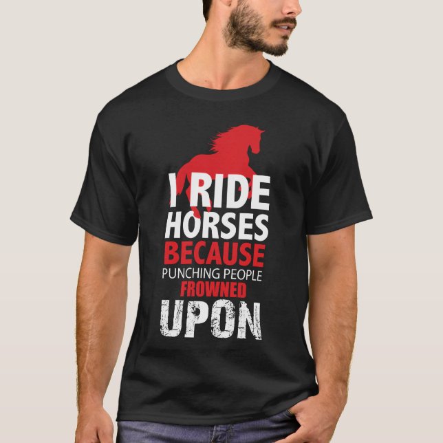 T-shirt Cheval Power Epress votre fille sans violence (Devant)