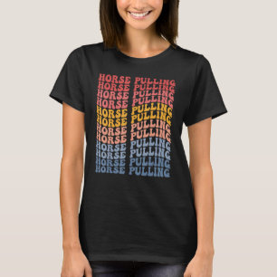 T-shirt Cheval Pulling Super Retro Sports