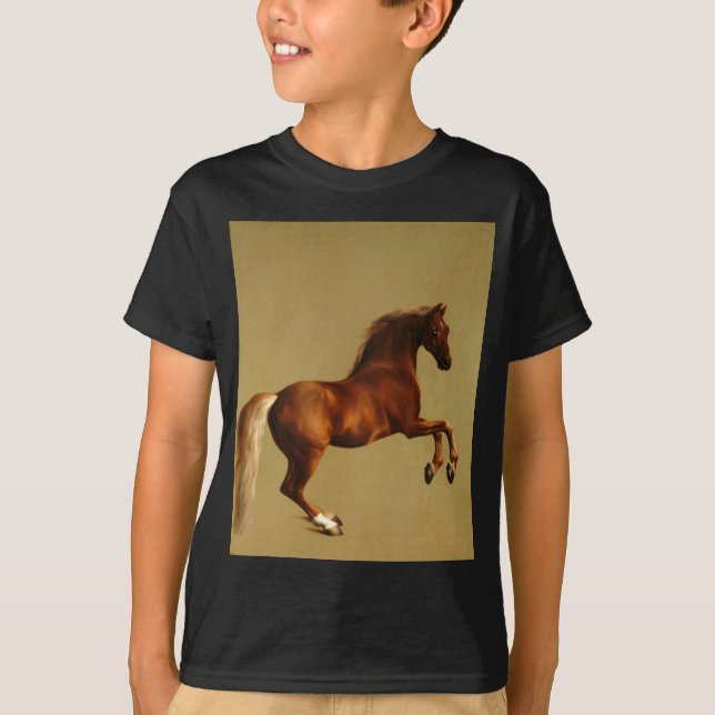 T-SHIRT CHEVAL ROUGE (Devant)