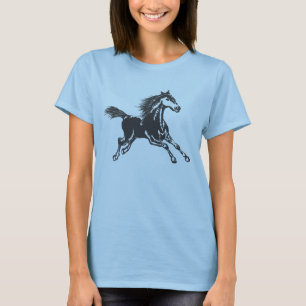 T-shirt cheval sauvage
