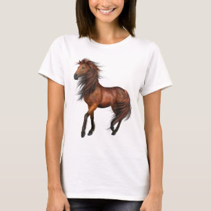 T-shirt Cheval sauvage