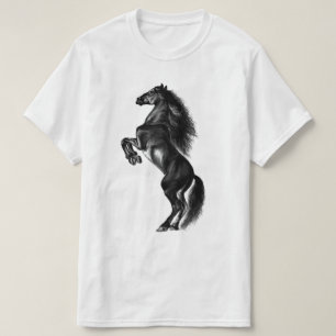 T-shirt Cheval sauvage droit