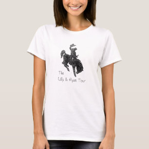T-shirt cheval sauvage s'opposant