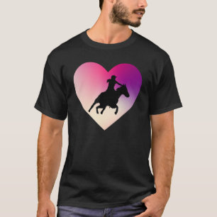 T-shirt Cheval Show Coeur Equestrio Jockey Showjumping Com