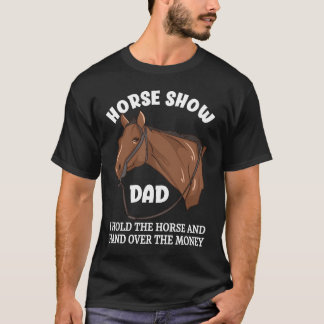 T-shirt Cheval Show Papa Drôle Barrel Racing