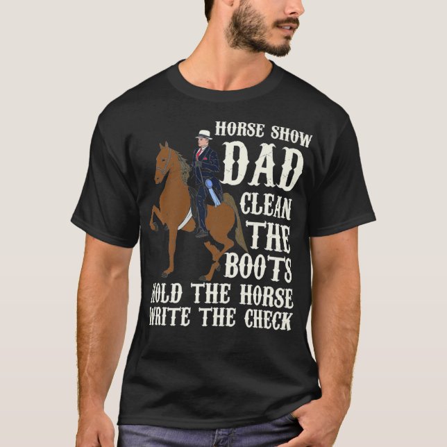 T-shirt Cheval Show Papa Premium (Devant)