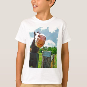 T-shirt Cheval souriant