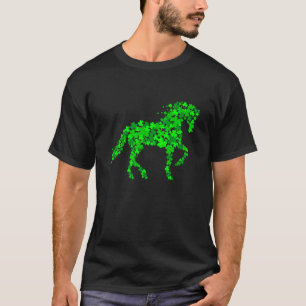 T-shirt Cheval St Patricks Shamrock Cheval C St Patricks D