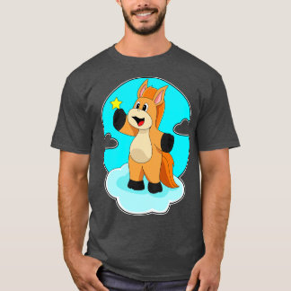 T-shirt Cheval sur nuages