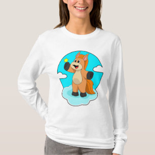 T-shirt Cheval sur nuages