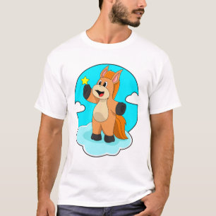 T-shirt Cheval sur nuages