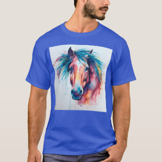 T-shirt Cheval Vent Spinner Design Cheval Lover Motivation