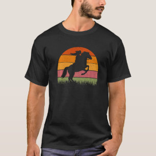 T-shirt Cheval vintage Rider Girl Ride A Cheval