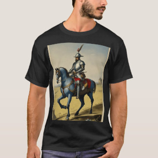 T-shirt "Chevalier chevaleresque à cheval - Médiéval intem