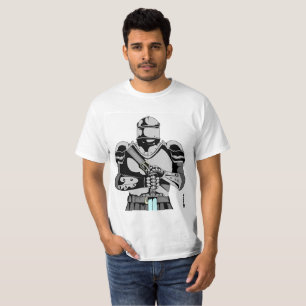 T-shirt Chevalier dans l'armure brillante