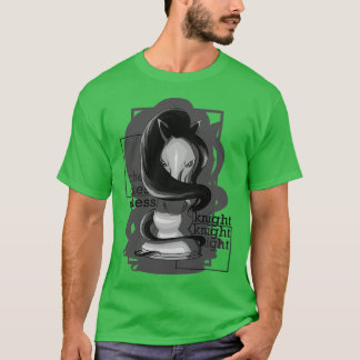 T-shirt Chevalier d'échecs comme pièce d'échecs