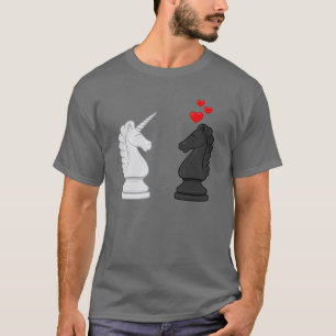T-shirt Chevalier d'échecs de licorne