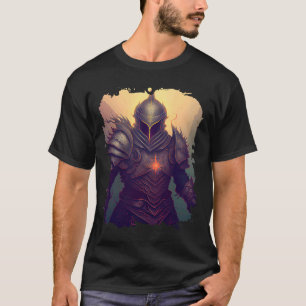 T-shirt Chevalier d'imaginaire épique un héros dans l'ombr